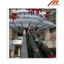 Escalator en aluminium pour centre commercial